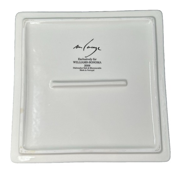 2008 Williams Sonoma Grande Tour Postcard Square Serving Platter by Marc Lacaze - Picture 7 of 7